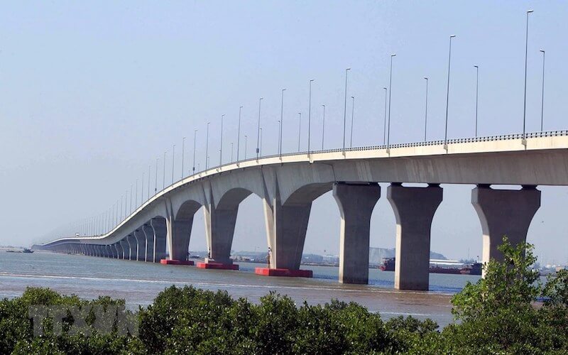 Cầu Đình Vũ – Cát Hải có chiều dài 15,63 km