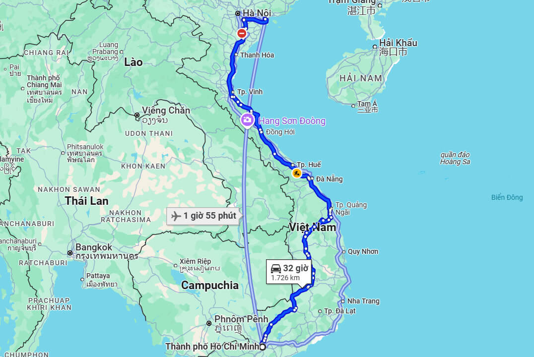 Từ Hồ Chí Minh đến Chùa Đỏ