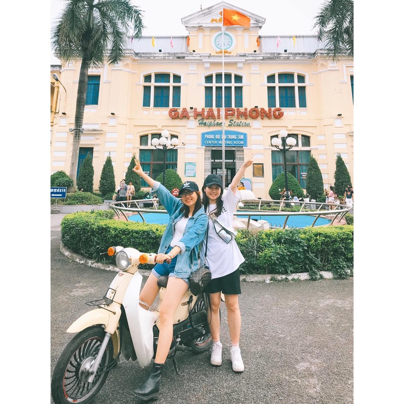Hình ảnh check-in của du khách Hải Phòng
