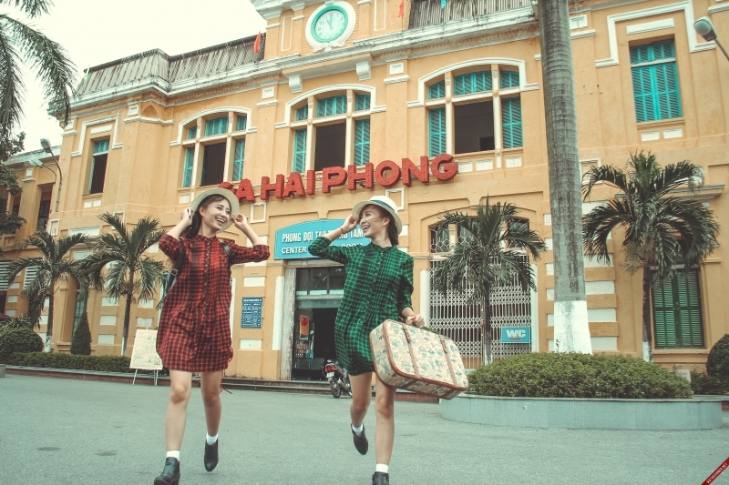 Hình ảnh check-in của khách du lịch Hải Phòng