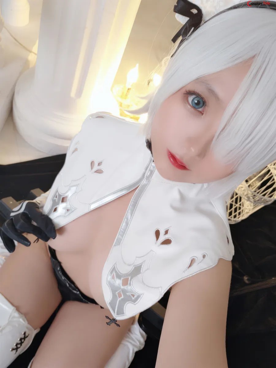 Rinaijiao cosplay 2B Milk Maid 75